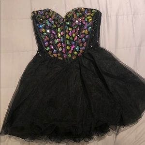 Sherri hill short formal beaded dress